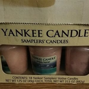 Yankee candle sampler candles